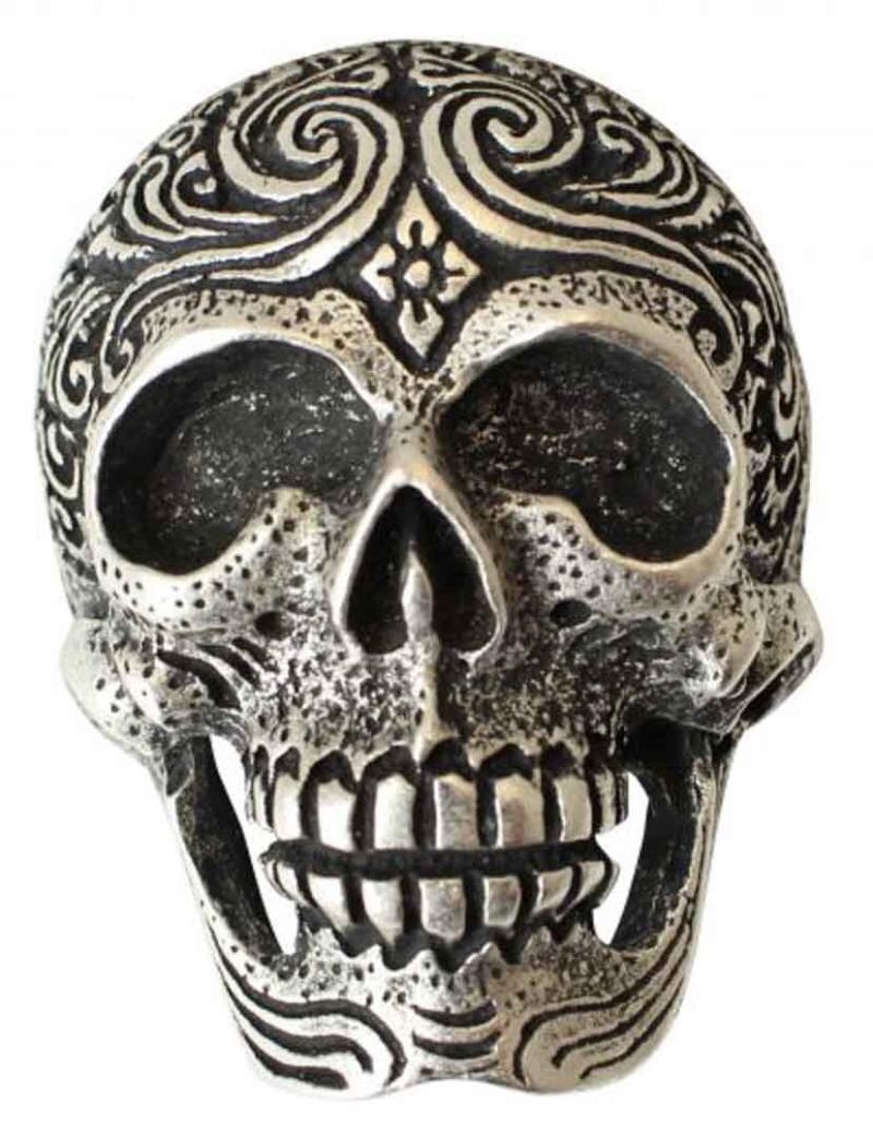 Gürtelschnalle Plain Skull