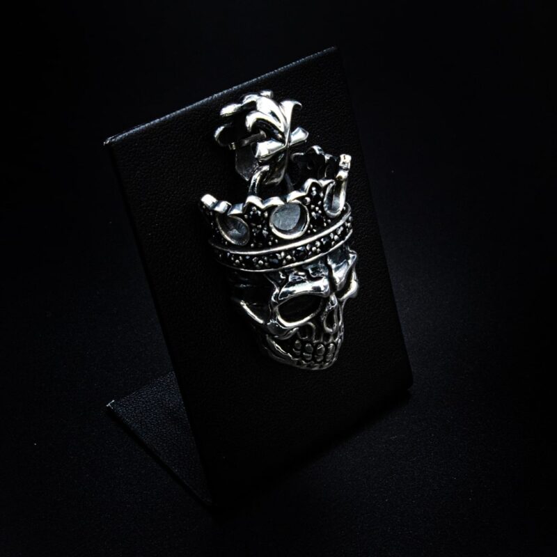 Anhänger Totenkopf King klein – Bild 2
