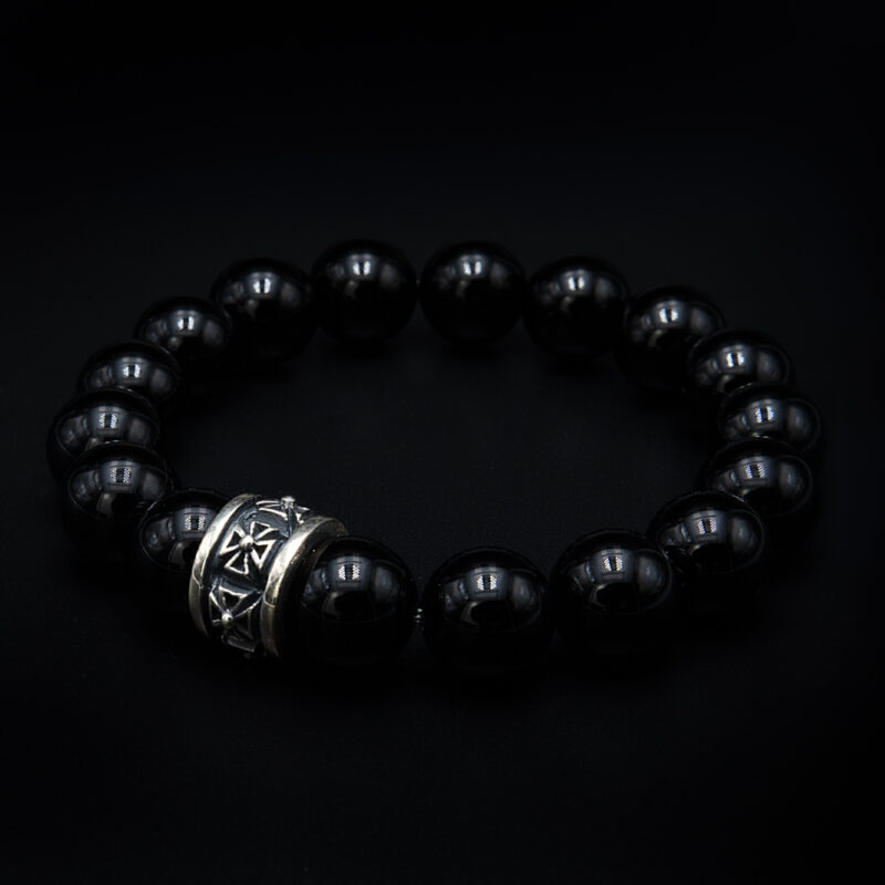 Armband Eisernes Kreuz Onyx – Bild 2